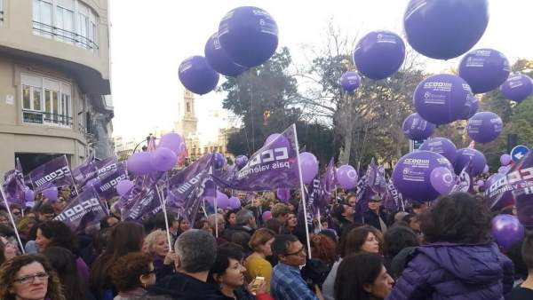 Manifestación del 8 de Marzo en València Manifestación del 8 de Marzo en València