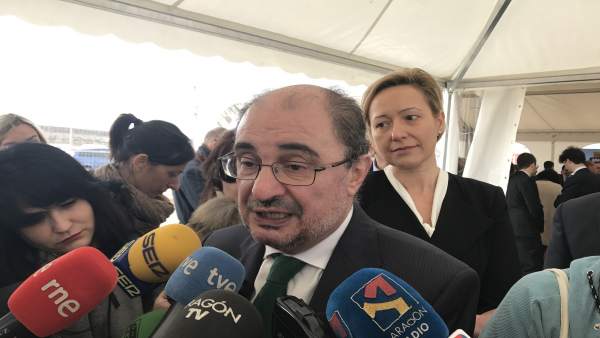 El presidente del Gobierno de Aragón, Javier Lambán. El presidente del Gobierno de Aragón, Javier Lambán.