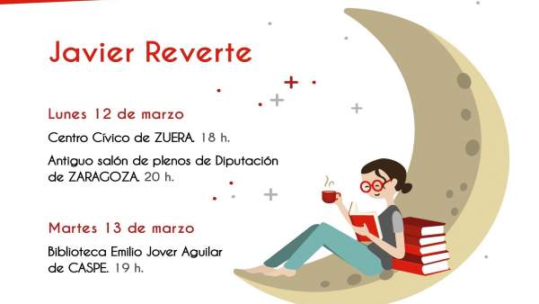 Javier Reverte participa este lunes y martes en el ciclo literario de la DPZ Javier Reverte participa este lunes y martes en el ciclo literario de la DPZ