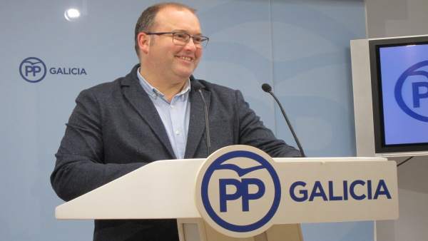El secretario xeral del PPdeG, Miguel Tellado El secretario xeral del PPdeG, Miguel Tellado