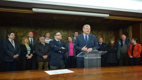 León.- Silván, durante la presentación de la iniciativa León.- Silván, durante la presentación de la iniciativa
