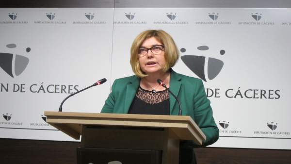 Rosario Cordero, presidenta de la Diputación de Cáceres Rosario Cordero, presidenta de la Diputación de Cáceres