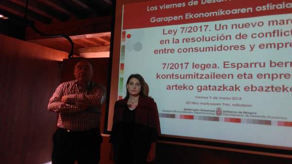 César López Dios y Ainara Fontanés. César López Dios y Ainara Fontanés.