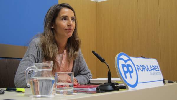 La concejal del PP Zaragoza María Navarro. La concejal del PP Zaragoza María Navarro.