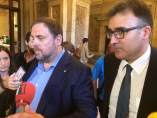 Oriol Junqueras y Lluís Salvadó