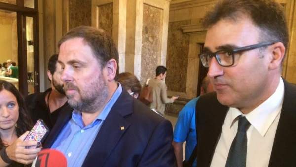 Oriol Junqueras y Lluís Salvadó Oriol Junqueras y Lluís Salvadó