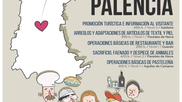 Palencia.- Cartel de la acción 'Quédate en Palencia' Palencia.- Cartel de la acción 'Quédate en Palencia'