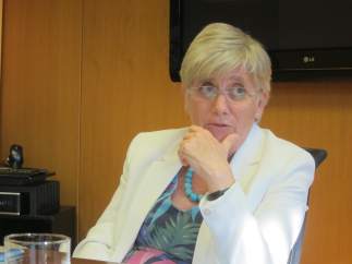 La consellera de Enseñanza, Clara Ponsatí