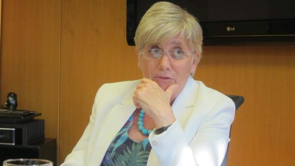 La consellera de Enseñanza, Clara Ponsatí La consellera de Enseñanza, Clara Ponsatí