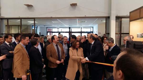 Mayte Pérez inaugura la XVII edición de la Feria de Caza y Pesca de Calamocha. Mayte Pérez inaugura la XVII edición de la Feria de Caza y Pesca de Calamocha.