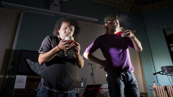 Nicolás Mora y Héctor Castellanos. Nicolás Mora y Héctor Castellanos.