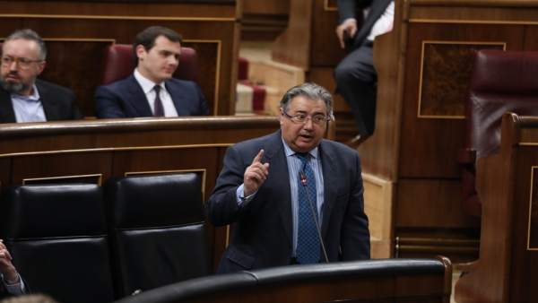Juan Ignacio Zoido en la sesión de control al Gobierno en el Congreso Juan Ignacio Zoido en la sesión de control al Gobierno en el Congreso