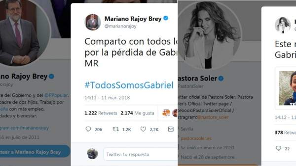 Reacciones al hallazgo del cuerpo de Gabriel