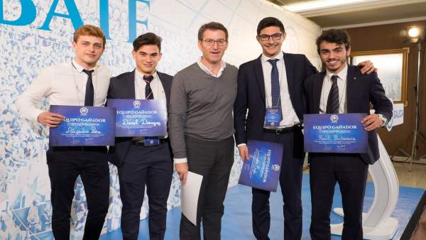 Alberto Núñez Feijóo en el Torneo de Debate del PP Alberto Núñez Feijóo en el Torneo de Debate del PP