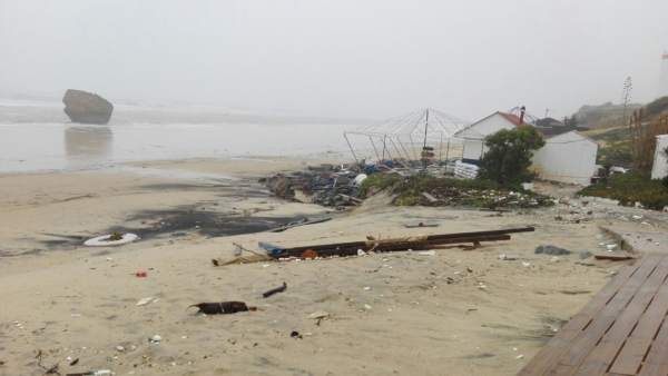 Temporal en Matalascañas Temporal en Matalascañas