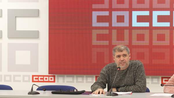 El secretario general de CC.OO., Unai Sordo El secretario general de CC.OO., Unai Sordo