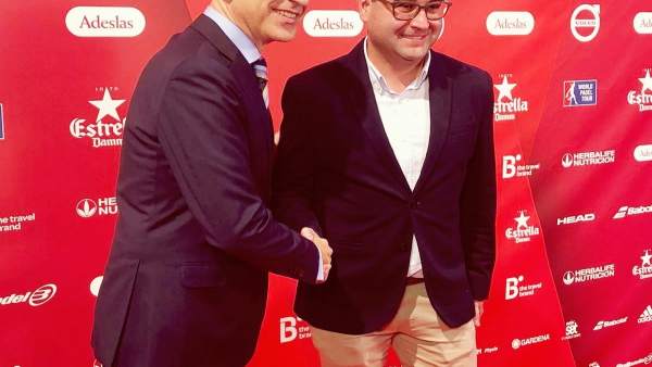 Merino, en la presentación Merino, en la presentación