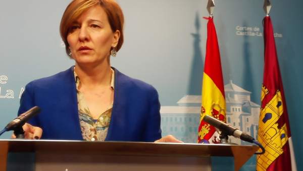 La portavoz del Grupo Socialistas en las Cortes, Blanca Fernández La portavoz del Grupo Socialistas en las Cortes, Blanca Fernández