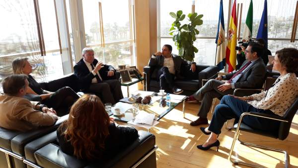 Encuentro presidente de la Diputación de Málaga con Secretario Estado Hacienda Encuentro presidente de la Diputación de Málaga con Secretario Estado Hacienda