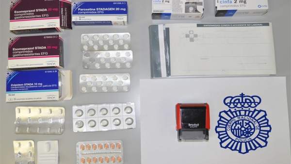 Material incautado a la médico de Ávila 12-3-2018 Material incautado a la médico de Ávila 12-3-2018