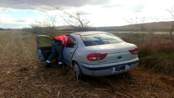 Accidente de tráfico en Funes. Accidente de tráfico en Funes.