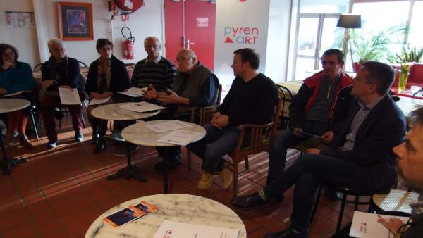 Presentación de Pyrenart en Foix (Francia) Presentación de Pyrenart en Foix (Francia)