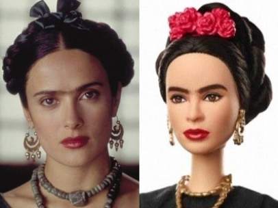 Salma Hayek, Barbie y Frida Kahlo
