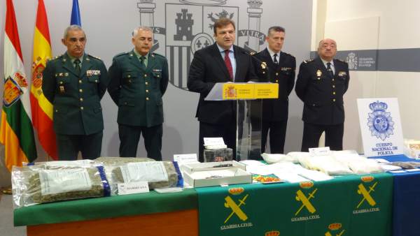 Rueda de prensa sobre operación drogas en La Rioja Rueda de prensa sobre operación drogas en La Rioja