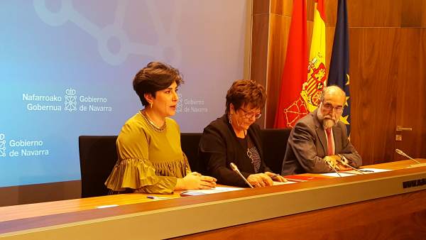 María Solana, María José Beaumont y Fernando Domínguez. María Solana, María José Beaumont y Fernando Domínguez.