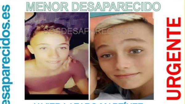 Cartel desaparición de Javier Cartel desaparición de Javier