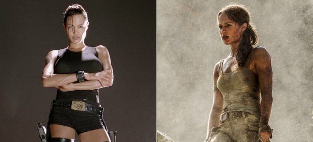 Angelina Jolie y Alicia Vikander