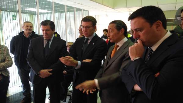 Foto Endesa As Pontes con Feijóo Foto Endesa As Pontes con Feijóo