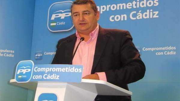 Antonio Sanz, presidente del PP de Cádiz Antonio Sanz, presidente del PP de Cádiz