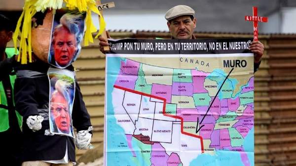 Protestas contra el muro entre EE UU y México Protestas contra el muro entre EE UU y México