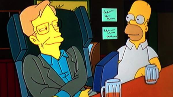 Stephen Hawking en 'Los Simpson' Stephen Hawking en 'Los Simpson'