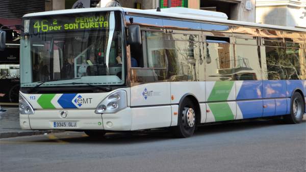 Un autobús de la EMT de Palma Un autobús de la EMT de Palma