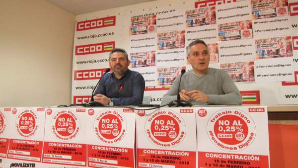 Secretarios generales CCOO y UGT sobre pensiones Secretarios generales CCOO y UGT sobre pensiones