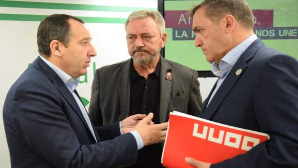 Reunión PSOE UGT Y CCOO Reunión PSOE UGT Y CCOO