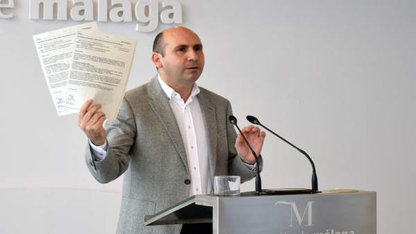 El portavoz del PSOE de Málaga Francisco Conejo en la Diputación El portavoz del PSOE de Málaga Francisco Conejo en la Diputación