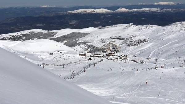 La estación de esquí de Sierra Nevada La estación de esquí de Sierra Nevada