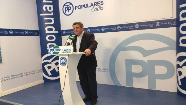 El portavoz del PP en Diputación de Cádiz, José Loaiza El portavoz del PP en Diputación de Cádiz, José Loaiza