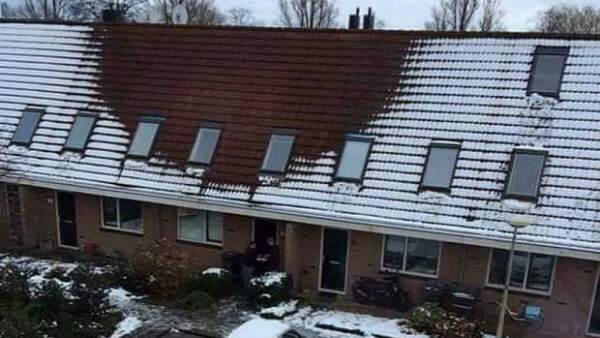 Tejado nevado Tejado nevado