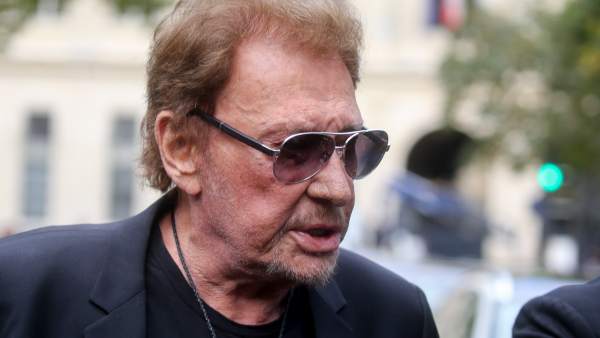 Johnny Hallyday durante septiembre de 2017. Johnny Hallyday durante septiembre de 2017.