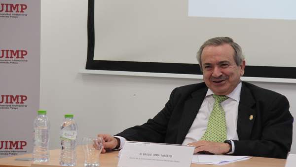 El rector de la UIMP, Emilio Lora-Tamayo El rector de la UIMP, Emilio Lora-Tamayo