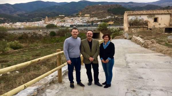 El delegado de Turismo acude a la vía verde del Almanzora El delegado de Turismo acude a la vía verde del Almanzora