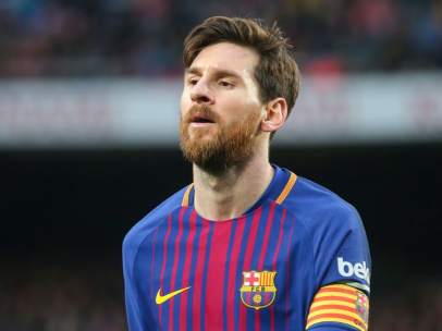 Messi, autor del primer gol ante el Chelsea