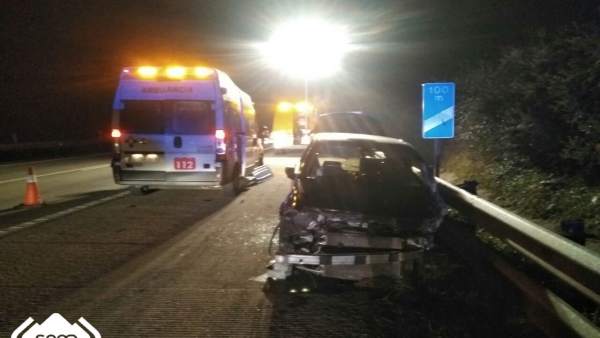 Accidente de tráfico en Llanera. Accidente de tráfico en Llanera.