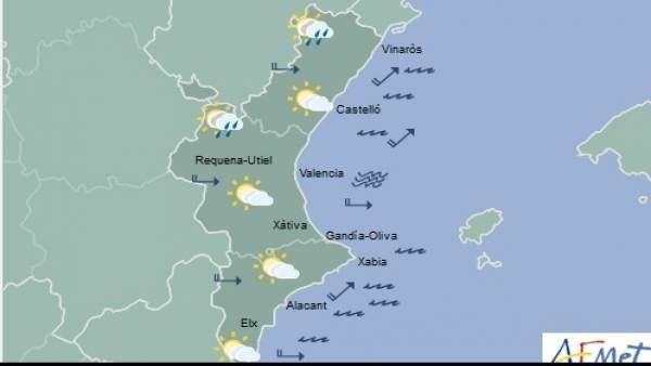 El cel s'aclarirà aquest dijous a la vesprada a la Comunitat Valenciana El cel s'aclarirà aquest dijous a la vesprada a la Comunitat Valenciana