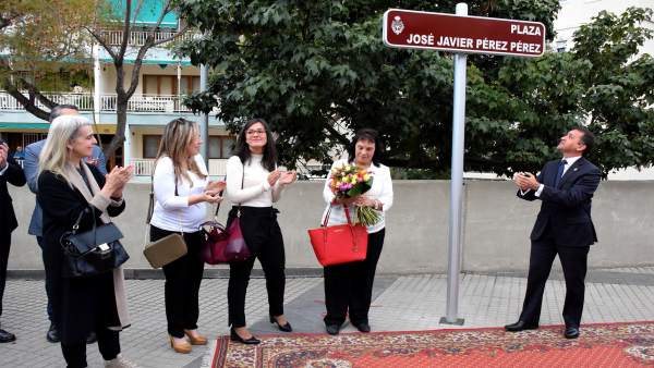 Plaza en homenaje a Javier Pérez Plaza en homenaje a Javier Pérez