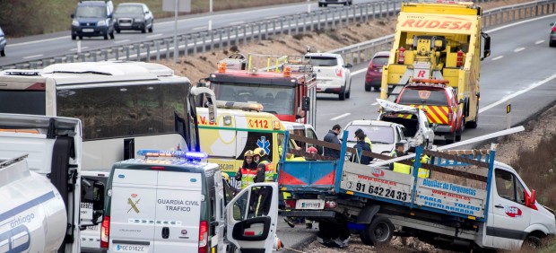 Accidente en la A-42